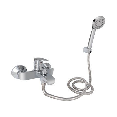 Змішувач для ванни Lidz Wieza 006 (з душовим гарнітуром) (k35) LDWIE006CRM45410 Chrome LDWIE006CRM45410 фото
