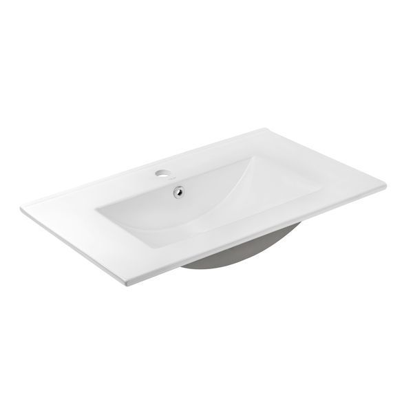 Раковина Qtap Albatross 700х460х180 White з донним клапаном QT01113070CW QT01113070CW фото