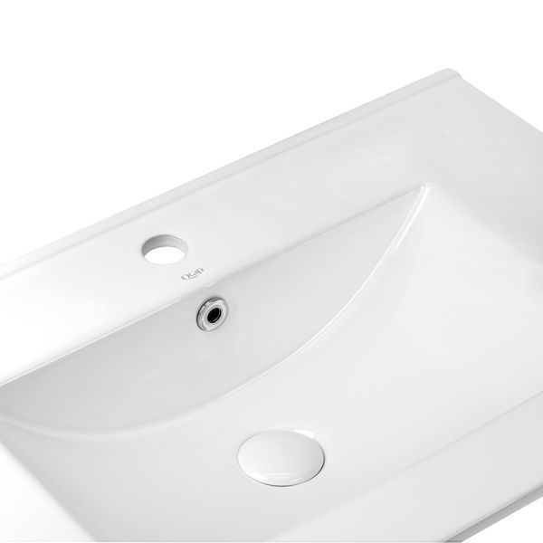 Раковина Qtap Albatross 700х460х180 White з донним клапаном QT01113070CW QT01113070CW фото