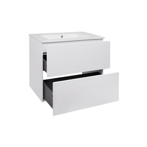 Комплект Qtap Tern 600х580х437 White тумба підвісна + раковина урізна QT1772TPL6013060CW QT1772TPL6013060CW фото