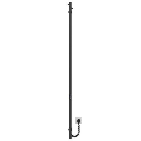 Рушникосушарка електрична Holly 30x1600 Deffi нержавіюча сталь (Чорний, JD04) C.MB.160.30.E.B.U.2 фото