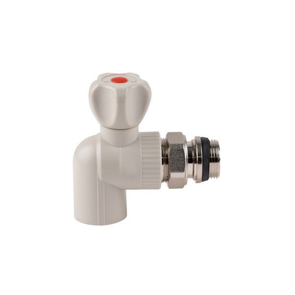 Кран кульовий радіаторний PPR Thermo Alliance 25х3/4" кутовий DSW432 фото