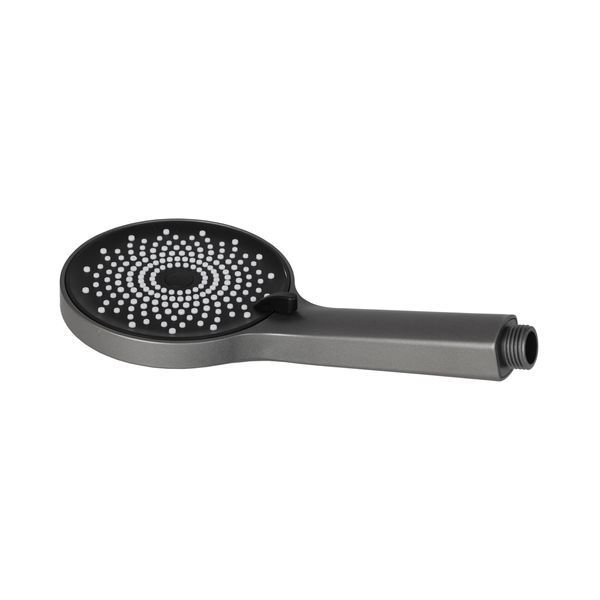 Qtap Rucni Лійка для ручного душу 120 мм округла QTRUCA120R3GRP Graphite QTRUCA120R3GRP фото