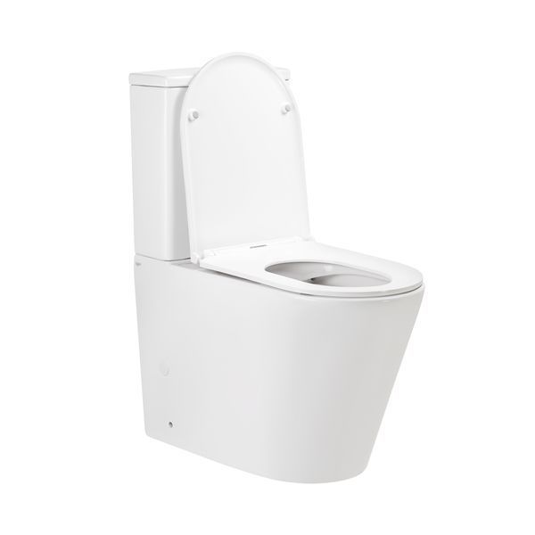 Унітаз-компакт Qtap Scorpio безобідковий з сидінням Soft-close QT14222125ARW QT14222125ARW фото