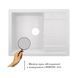 Кухонна мийка Lidz 650x500/200 WHI-01 (LIDZWHI01650500200) LIDZWHI01650500200 фото 3
