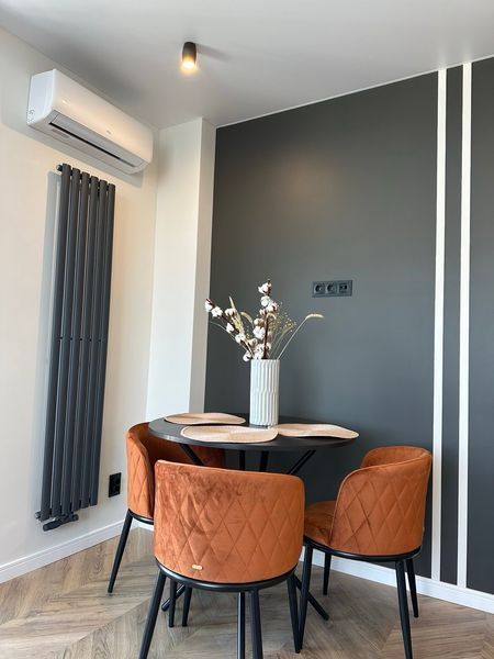 Вертикальний дизайнерський радіатор Aurora Single Anthracite 1800/360 RR-UT1800360SA фото