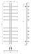 Рушникосушарка водяна Gray П10 60х1450 Deffi нержавіюча сталь (Хром, Нижнє підключення) A.GY.145.6.10.C.A фото 3