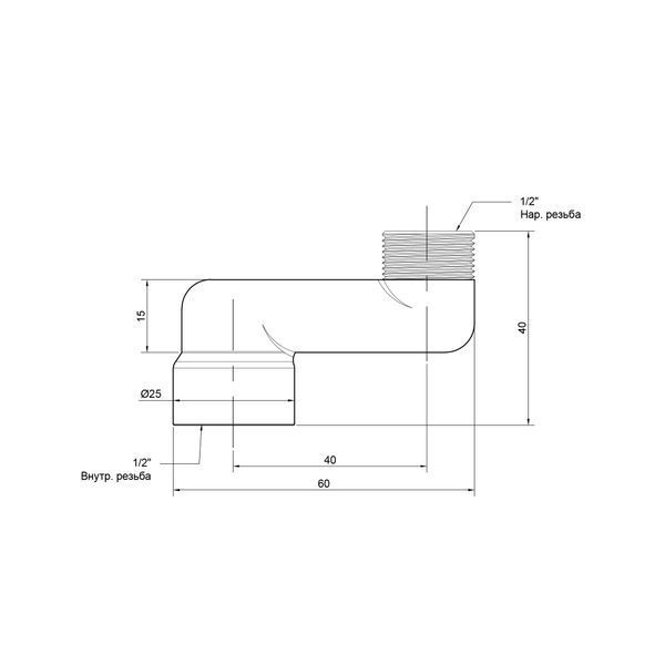 Ексцентрик радіаторний Icma 1/2"х4 см №720 82720CS06 фото