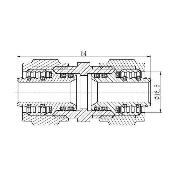 Муфта обтискна SD Forte 16 SF170W1616 SF170W1616 фото