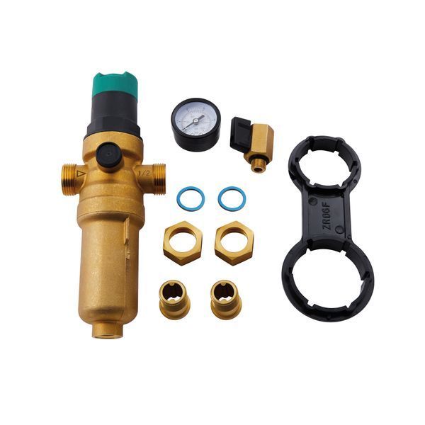 Фільтр самопромивний SD Forte 1/2 "з редуктором для горячої води SF128W15H SF128W15H фото