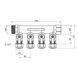 Колектор SD Plus 3/4" 4 виходи SD231W4 SD231W4 фото 2