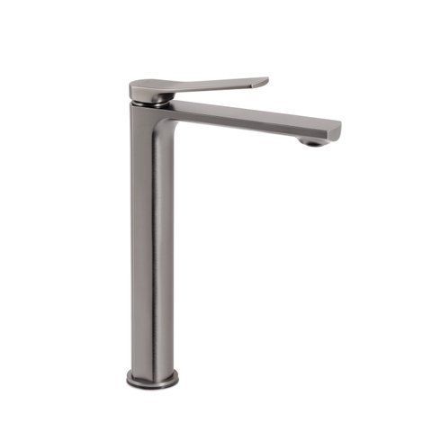 Змішувач для раковини Qtap Slavonice високий QTSLA269GMB45925 Gunmetal Black PVD QTSLA269GMB45925 фото