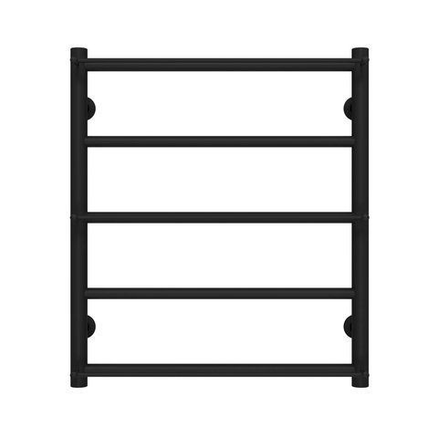 Рушникосушарка водяна Ladder П5 500х600 Deffi нержавіюча сталь (Чорний, Бокове праве підключення) C.LK.60.50.5.B.C фото