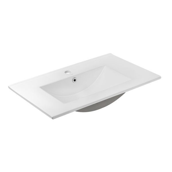 Комплект Qtap Tern 700х725х437 Matt black тумба підлогова + раковина урізна QT1771TNL7023070CMB QT1771TNL7023070CMB фото