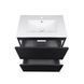 Комплект Qtap Tern 700х725х437 Matt black тумба підлогова + раковина урізна QT1771TNL7023070CMB QT1771TNL7023070CMB фото 4