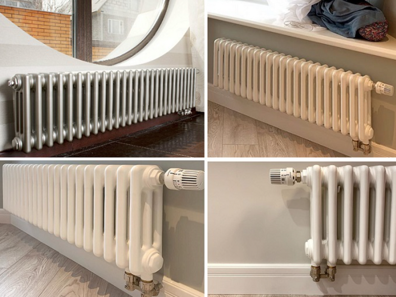 Горизонтальний дизайнерський радіатор Claudia 3  300&times;1775 White RR-CL03-3001775W фото