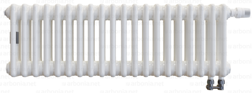 Горизонтальний дизайнерський радіатор Claudia 3  300&times;1775 White RR-CL03-3001775W фото