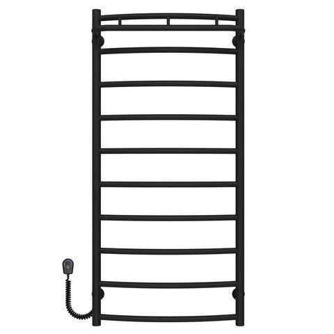 Рушникосушарка електрична Класік N П10 500х1100 Deffi нержавіюча сталь (Чорний, EF16, Ліве підключення) C.KN.110.50.10.E.B.L.5 фото