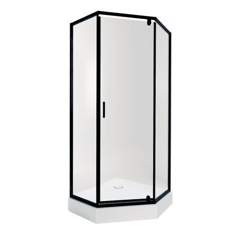 Набір Qtap душова кабіна Scorpio BLA10995-AC6 Clear 2120x900x900 мм + піддон Diamond 309912 90x90x12 см з сифоном SCOBLA10995AC6SET фото