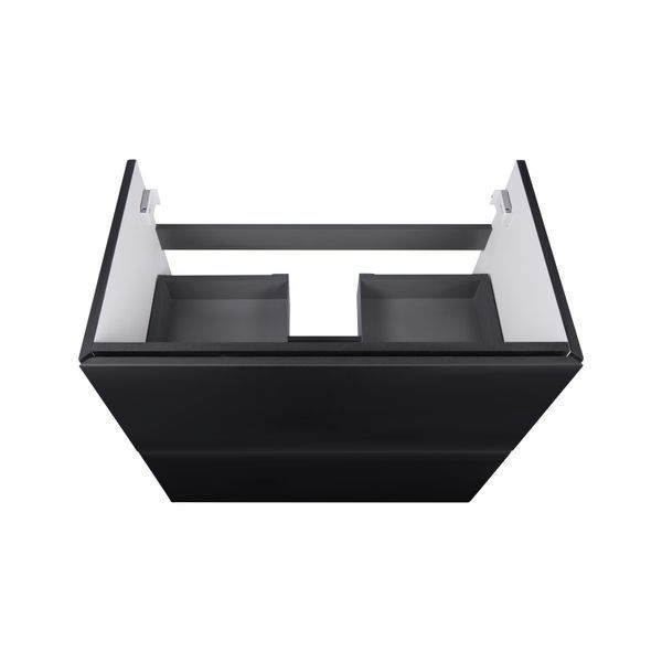 Комплект Qtap Tern 700х580х437 Matt black тумба підвісна + раковина урізна QT1772TPL7023070CMB QT1772TPL7023070CMB фото