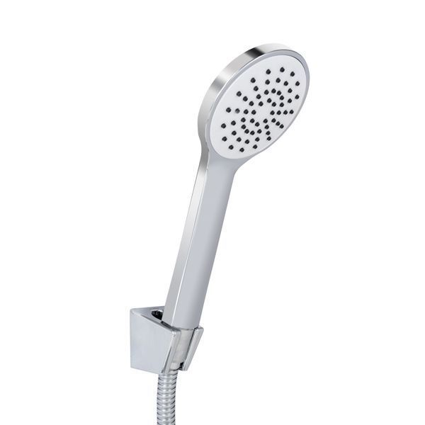 Змішувач для душу Lidz Latwa 010 (з душовим гарнітуром) (k40) LDLAT010WHI45426 White LDLAT010WHI45426 фото