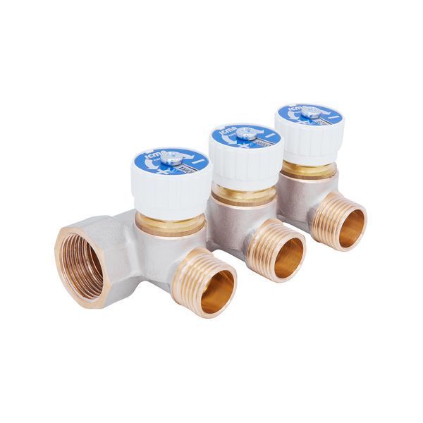Колектор Icma 3/4" 3 виходи №227 87227PB06 фото