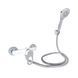 Змішувач для душу Lidz Latwa 010 (з душовим гарнітуром) (k40) LDLAT010WHI45426 White LDLAT010WHI45426 фото 1