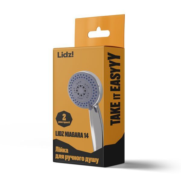 Лійка для ручного душу Лейки Lidz Niagara 14 95 мм округла LDNIA14CRM35465 Chrome LDNIA14CRM35465 фото