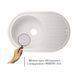 Кухонна мийка Lidz 780x500/200 WHI-01 (LIDZWHI10780500200) LIDZWHI10780500200 фото 3