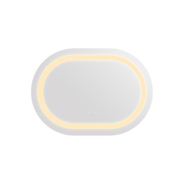 Дзеркало Qtap Gemini 650х900 з LED-підсвічуванням Touch, з антизапотіванням, з димером, рег. темп. кольору (3000-6500K) Reverse QT2578R6590 QT2578R6590 фото