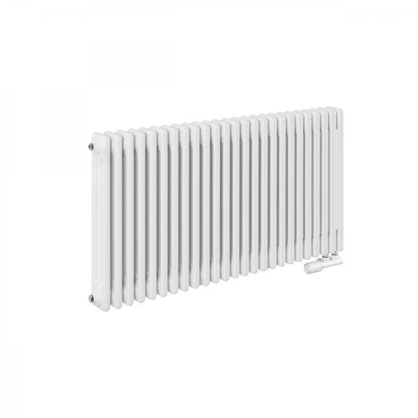 Горизонтальний дизайнерський радіатор Claudia 3 600x1190 White RR-CL03-6001190W фото