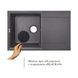 Кухонна мийка Lidz 790x495/230 BLA-03 (LIDZBLA03790495230) LIDZBLA03790495230 фото 3