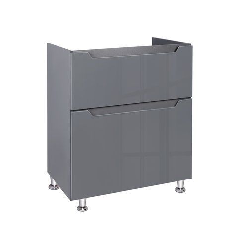 Тумба підлогова Qtap Scorpio 710х825х460 Graphite QT1473TNВ702G QT1473TNВ702G фото