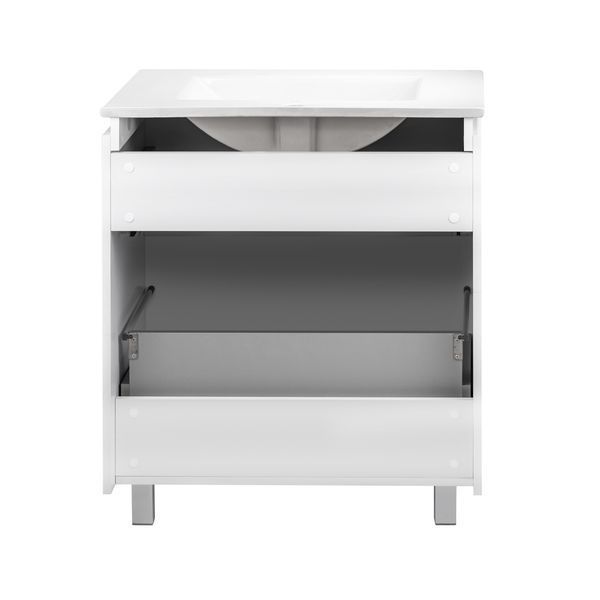 Комплект Qtap Albatross 810х825х460 White тумба підлогова + раковина урізна QT0171TN800D3080CW QT0171TN800D3080CW фото