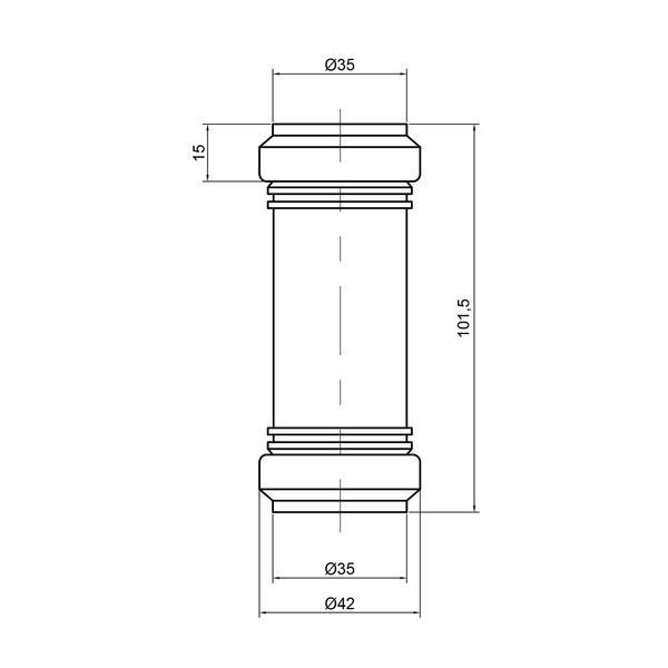 Муфта PPR каналізаційна TA Sewage 32 TASMPPP32 фото