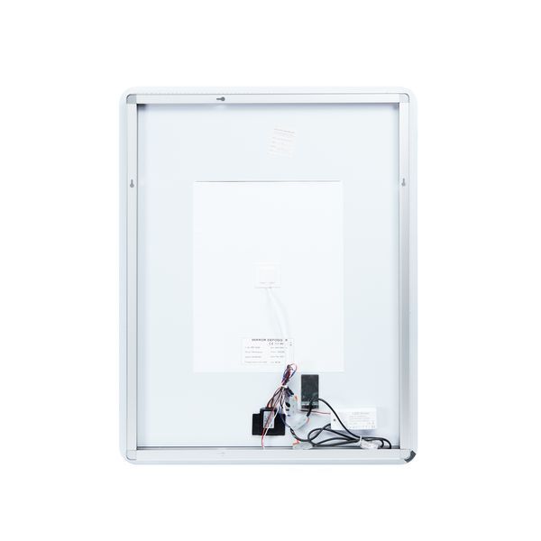 Дзеркало Qtap Scorpio 800х600 з LED-підсвічуванням Touch, з антизапотіванням, з димером, рег. темп. кольору (3000-6500K) Reverse QT14781003W QT14781003W фото