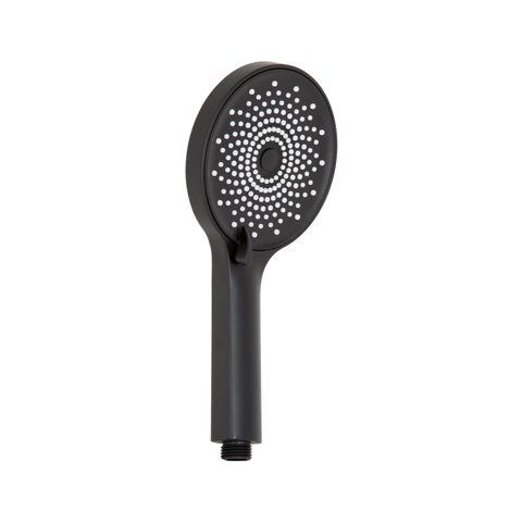 Лійка для ручного душу Qtap Rucni 120 мм округла QTRUC125BLM45776 Black Matt QTRUC125BLM45776 фото