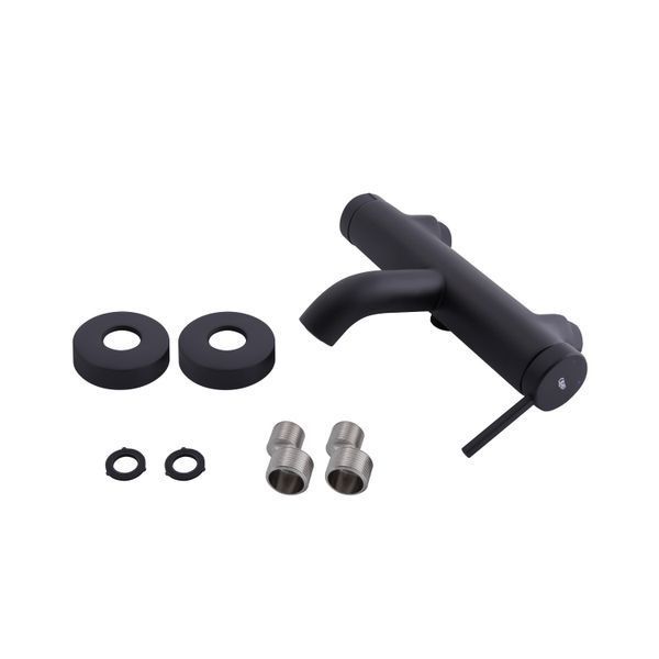 Змішувач для ванни Qtap Robin QTROB3060102B Black Matt QTROB3060102B фото