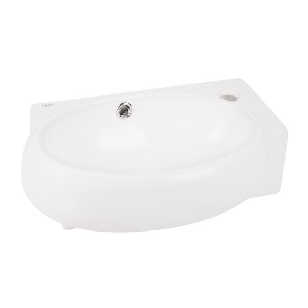 Раковина Qtap Leo 420x280x150 White з донним клапаном QT11115011RW QT11115011RW фото