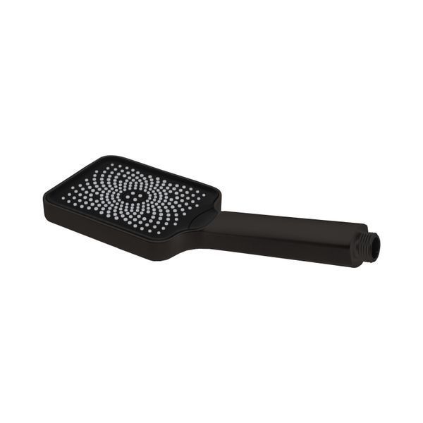 Лійка для ручного душу Qtap Rucni 145x95 мм прямокутна QTRUC125BLM45778 Black Matt QTRUC125BLM45778 фото
