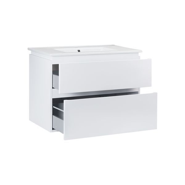 Комплект Qtap Albatross 810х725х460 White тумба підвісна + раковина урізна QT0172TP800D3080CW QT0172TP800D3080CW фото