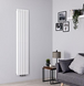 Вертикальний дизайнерський радіатор Aurora Double White 1800/360 RR-UT1800360DW фото 1