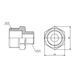 Ніпель редукційний SD Forte 1/2"х1/4" SF359156 SF359156 фото 2