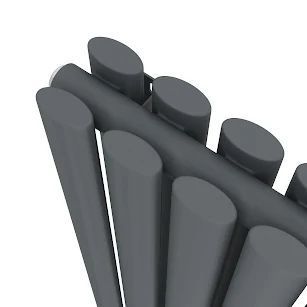 Вертикальний дизайнерський радіатор Aurora Double Anthracite 1800/360 RR-UT1800360DA фото
