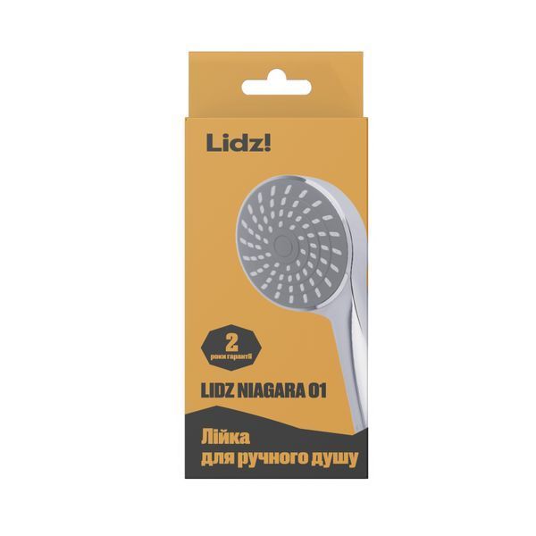 Лійка для ручного душу Лейки Lidz Niagara 01 98 мм округла LDNIA01CRM22034 Chrome LDNIA01CRM22034 фото