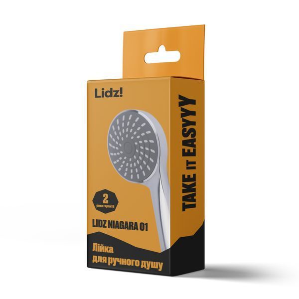 Лійка для ручного душу Лейки Lidz Niagara 01 98 мм округла LDNIA01CRM22034 Chrome LDNIA01CRM22034 фото