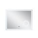 Дзеркало Qtap Stork 800х600 з LED-підсвічуванням Touch, лінза, цифровий годинник, димер, рег. яскравості QT157814226080W QT157814226080W фото 4