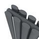 Вертикальний дизайнерський радіатор Aurora Double Anthracite 1800/360 RR-UT1800360DA фото 9