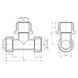 Тройник обтискний SD Forte 16х1/2"х16 ЗР SF178W161516 SF178W161516 фото 2