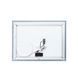 Дзеркало Qtap Stork 800х600 з LED-підсвічуванням Touch, лінза, цифровий годинник, димер, рег. яскравості QT157814226080W QT157814226080W фото 5